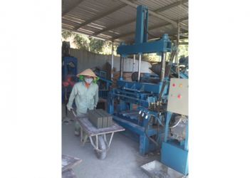 Máy ép gạch bán tự động