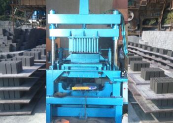 Máy ép gạch bán tự động