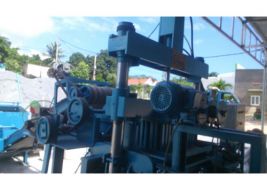 Máy ép gạch bán tự động