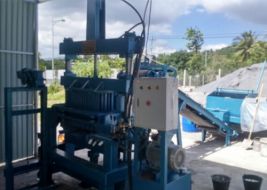 Máy ép gạch bán tự động